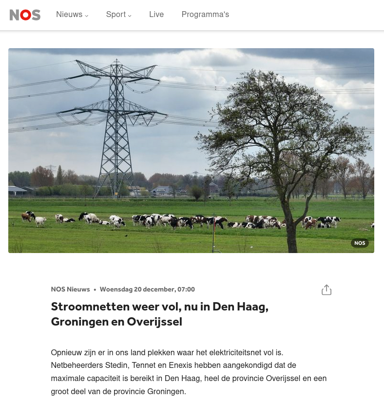 Netcongestie in Nederland